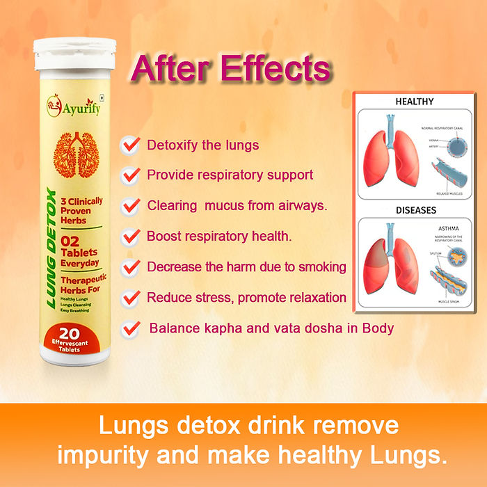 Lungs Detox Effervescent Tablets